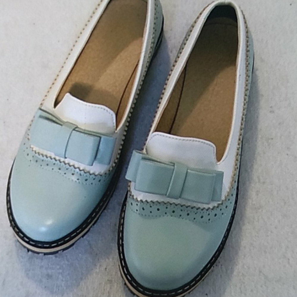 Lolita Oxford Retro Bow Tie Oxfords